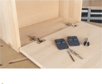 Wolfcraft 4656000 Zsanérfúró készlet (5db / csomag)