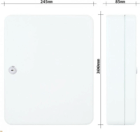 Rottner TS93 Kulcszáras 93 kulcs kapacitású Kulcsszéf - Szürke