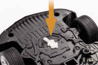 Carson RTR Mercedes Benz SLS AMG Távirányítós autó 2,4G 1:24 - Fekete