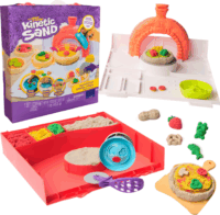 Spin Master 6072551 Kinetic Sand - Squish Pizza Formázható kinetikus homok szett