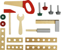 Theo Klein 8169 Bosch - Fa munkapad játék szerszámokkal