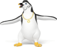 Schleich 14958 A mágikus állatok iskolája Jurij a pingvin aranylánccal játékfigura