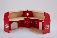 Schleich 42602 Farm World Retro Farm Játéképület