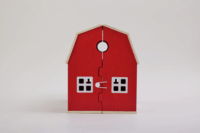 Schleich 42602 Farm World Retro Farm Játéképület