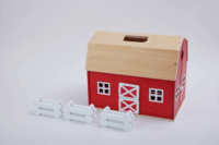 Schleich 42602 Farm World Retro Farm Játéképület