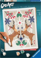 Ravensburger 25895 CreArt Karácsonyi szarvas festő készlet
