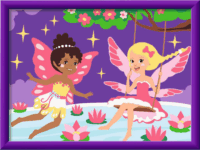 Ravensburger 23997 CreArt Tündérbarátok festő készlet 24x18 cm