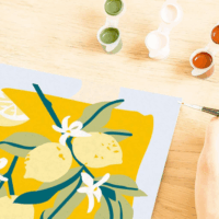 Ravensburger 25515 CreArt Festés számok szerint - Citromok festő készlet