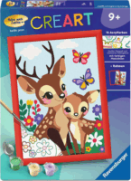 Ravensburger 25889 CreArt Vidám szarvas festőkészlet 18x24cm