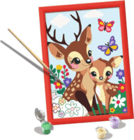 Ravensburger 25889 CreArt Vidám szarvas festőkészlet 18x24cm