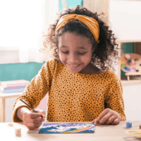 Ravensburger 23996 CreArt Rózsaszín unikornis festő készlet 24x18cm