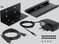 Delock 64070 Ipari USB 2.0 12-port RS-232 Soros port HUB