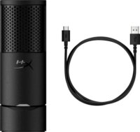 HP HyperX SoloCast 2 USB Asztali Kardioid Mikrofon - Fekete