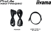 iiyama 27" XB2796QSC-B1 ProLite 16:9 QHD IPS LED Monitor - Fekete