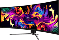 MSI MPG 49" 491CQPXDE 32:9 DQHD QD-OLED Ívelt Gaming Monitor - Fekete