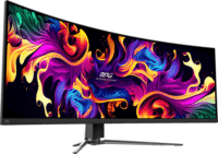 MSI MPG 49" 491CQPXDE 32:9 DQHD QD-OLED Ívelt Gaming Monitor - Fekete