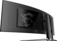 MSI MPG 49" 491CQPXDE 32:9 DQHD QD-OLED Ívelt Gaming Monitor - Fekete