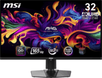 MSI MAG 31.5" 321UPDE 16:9 4K UHD QD-OLED Gaming Monitor - Fekete