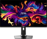 MSI MAG 31.5" 321UPDE 16:9 4K UHD QD-OLED Gaming Monitor - Fekete