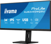 iiyama 34" XUB3493WQSU-B6 ProLite 21:9 QHD IPS LED Monitor - Fekete