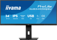 iiyama 34" XUB3493WQSU-B6 ProLite 21:9 QHD IPS LED Monitor - Fekete
