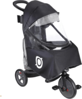 Globber 536-004-2 Explorer Trike Esernyővédő ponyva - Fekete/Átlátszó