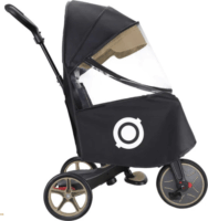 Globber 536-004-2 Explorer Trike Esernyővédő ponyva - Fekete/Átlátszó