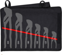 Knipex 00 19 55 S4 LE Szerszámos táska Fogókulcsokhoz 44 x 33cm - Fekete