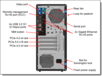 Lenovo ST50 V3 Torony szerver (Intel Xeon 6353P 2.7Ghz / 32GB / 1920GB DDR5 / 500W)