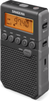 Sangean DT-800 Tölthető AM / FM Zsebrádió - Fekete