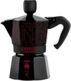 Bialetti 0005407 Stranger Things 6 személyes Kotyogós kávéfőző - Fekete