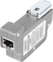 Digitus PoE RJ-45 DIN sínre szerelhető Túlfeszültségvédő