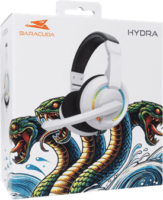 Baracuda HYDRA-W Vezetékes RGB Gamer Fejhallgató - Fehér
