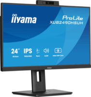 iiyama 24" XUB2490HSUH-B2 ProLite 16:9 FullHD IPS LED Monitor + WebCam - Fekete