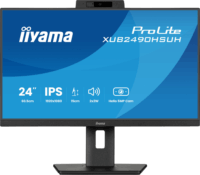 iiyama 24" XUB2490HSUH-B2 ProLite 16:9 FullHD IPS LED Monitor + WebCam - Fekete