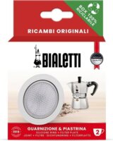 Bialetti Ricambi Moka Induction 2 adagos kotyogós kávéfőzőhüz 1 db szilikon tömítés + 1db szűrő