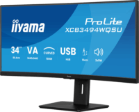 iiyama 34" XCB3494WQSU-B1 ProLite 21:9 UWQHD VA LED Ívelt Monitor - Fekete