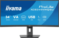 iiyama 34" XCB3494WQSU-B1 ProLite 21:9 UWQHD VA LED Ívelt Monitor - Fekete