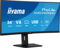 iiyama 34" XCB3494WQSU-B1 ProLite 21:9 UWQHD VA LED Ívelt Monitor - Fekete