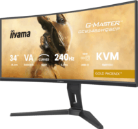 iiyama 34" GCB3486WQSCP-B1 Gold Phoenix 21:9 WQHD VA LED Ívelt Gaming Monitor - Fekete