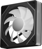 DeepCool CG530 120x120x25 PWM RGB Rendszerhűtő ventilátor - Fekete