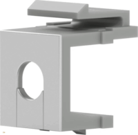 Ubiquiti Keystone patch panel takarólemez Átmenő furattal (12db/csomag) - Szürke