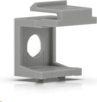 Ubiquiti Keystone patch panel takarólemez Átmenő furattal (12db/csomag) - Szürke