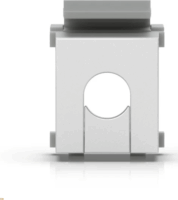 Ubiquiti Keystone patch panel takarólemez Átmenő furattal (12db/csomag) - Szürke