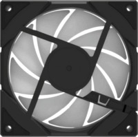 DeepCool CG580 120 mm PWM ARGB rendszerhűtő ventilátor - Fekete