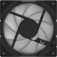 DeepCool R-EDF120-BKAPR86-G-1 CG580 120mm PWM ARGB rendszerhűtő ventilátor - Fekete