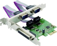 Conceptronic SPC01G Parallel (LPT) + Serial (RS-232) 2-Port PCI-e Bővítőkártya