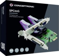 Conceptronic SPC01G Parallel (LPT) + Serial (RS-232) 2-Port PCI-e Bővítőkártya