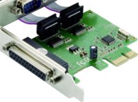 Conceptronic SPC01G Parallel (LPT) + Serial (RS-232) 2-Port PCI-e Bővítőkártya