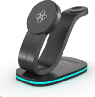 BlackBird BH1637 3 in 1 Wireless Mágnesen töltő 15W - Fekete